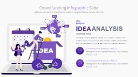 商务蓝色众筹融资PPT图表下载(30)