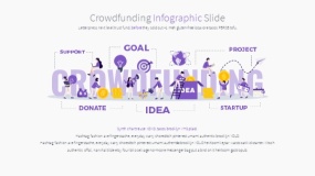 商务蓝色众筹融资PPT图表下载(31)