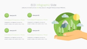 绿色环保生态能源PPT图表免费下载(10)