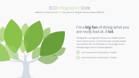 绿色环保生态能源PPT图表免费下载(6)