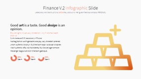 金色渐变卡通投资理财图标PPT图表下载(10)