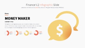 金色渐变卡通投资理财图标PPT图表下载(32)