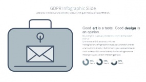 线条边框GDPR信息图PPT图表下载(14)