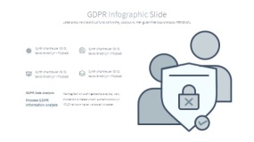 线条边框GDPR信息图PPT图表下载(9)