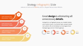 橙色主题PPT逻辑图表免费下载(18)