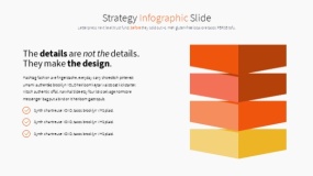 橙色主题PPT逻辑图表免费下载(21)