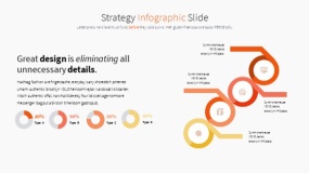 橙色主题PPT逻辑图表免费下载(28)