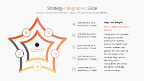 橙色主题PPT逻辑图表免费下载(5)