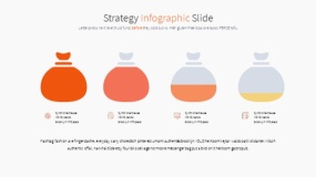 橙色主题PPT逻辑图表免费下载(7)