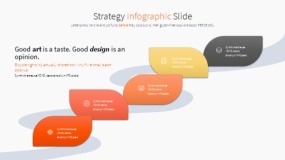 橙色主题PPT逻辑图表免费下载(9)