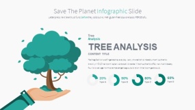 卡通地球生态环境的PPT图表下载(11)