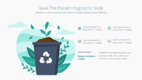 卡通地球生态环境的PPT图表下载(18)