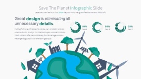 卡通地球生态环境的PPT图表下载(20)