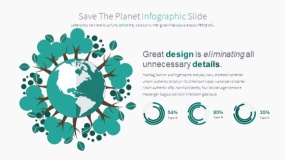 卡通地球生态环境的PPT图表下载(26)