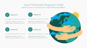 卡通地球生态环境的PPT图表下载(29)
