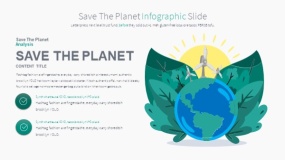 卡通地球生态环境的PPT图表下载(31)