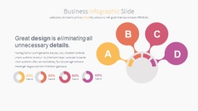 超好看的彩色系列PPT图表下载(12)