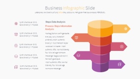 超好看的彩色系列PPT图表下载(20)