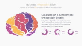 超好看的彩色系列PPT图表下载(23)