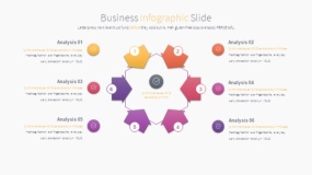超好看的彩色系列PPT图表下载(27)