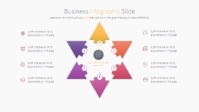 超好看的彩色系列PPT图表下载(33)