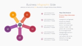 超好看的彩色系列PPT图表下载(4)