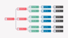 组织架构PPT模板免费下载(14)