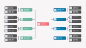 组织架构PPT模板免费下载(19)