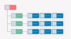 组织架构PPT模板免费下载(27)