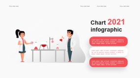 2.5D插画PPT模板 学校学习教育PPT图表(20)