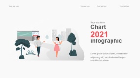 2.5D插画PPT模板 学校学习教育PPT图表(38)