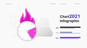2.5D插画商业办公 团队会议PPT图表下载(22)