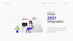 2.5D插画商业办公 团队会议PPT图表下载(25)