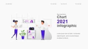 2.5D插画商业办公 团队会议PPT图表下载(38)