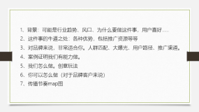 营销大事件重点项目招商通案结构