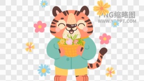 虎年素材设计PNG图片素材18