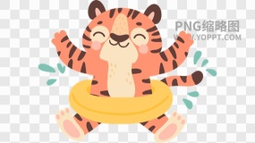 春节老虎大图PNG资源素材19