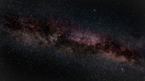 一张星空图片梦幻PPT背景图片(76)