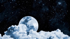 一张星辰大海唯美图片PPT背景图片(85)