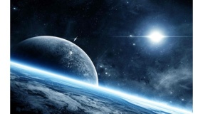 一张超级地球的图片PPT背景图片(92)