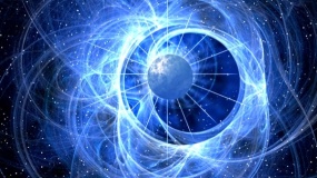 一张深色星空图片PPT背景图片(100)