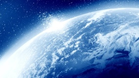 一张好看星空图片PPT背景图片(107)