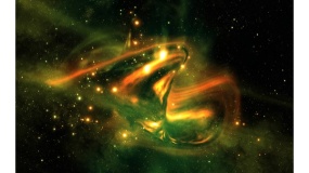 一张星空壁纸高清大图PPT背景图片(114)