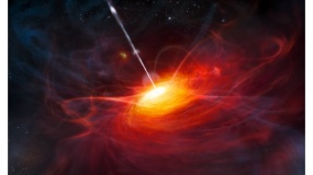 一张超级好看的星空图片PPT背景图片(136)