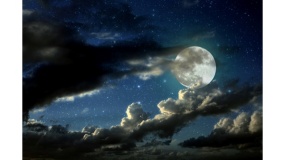 一张星空壁纸高清大图PPT背景图片(142)