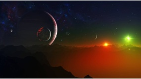 一张地球生态图片PPT背景图片(152)