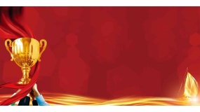 红色主题背景图片高清PPT背景图片(2)