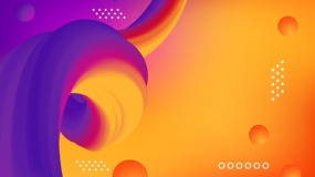 流体渐变图PPT背景图片(39)