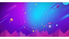 渐变流体海报PPT背景图片(60)