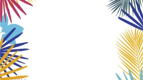 简单漂亮花框PPT背景图片(50)